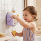 Bubble Maker Ice Cream Cone Suction Cup Battery Operated