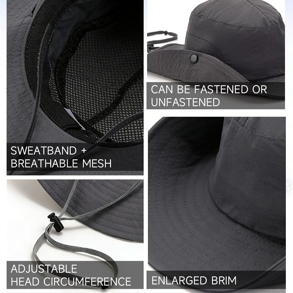Bucket Hat Lightweight & Breathable Wide Brim