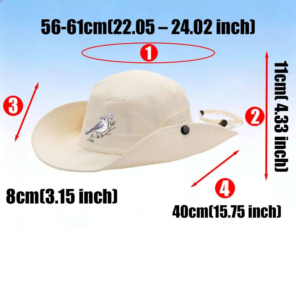 Bucket Hat Lightweight & Breathable Wide Brim