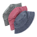 Bucket Hat Lightweight Cotton Foldable UV Protection