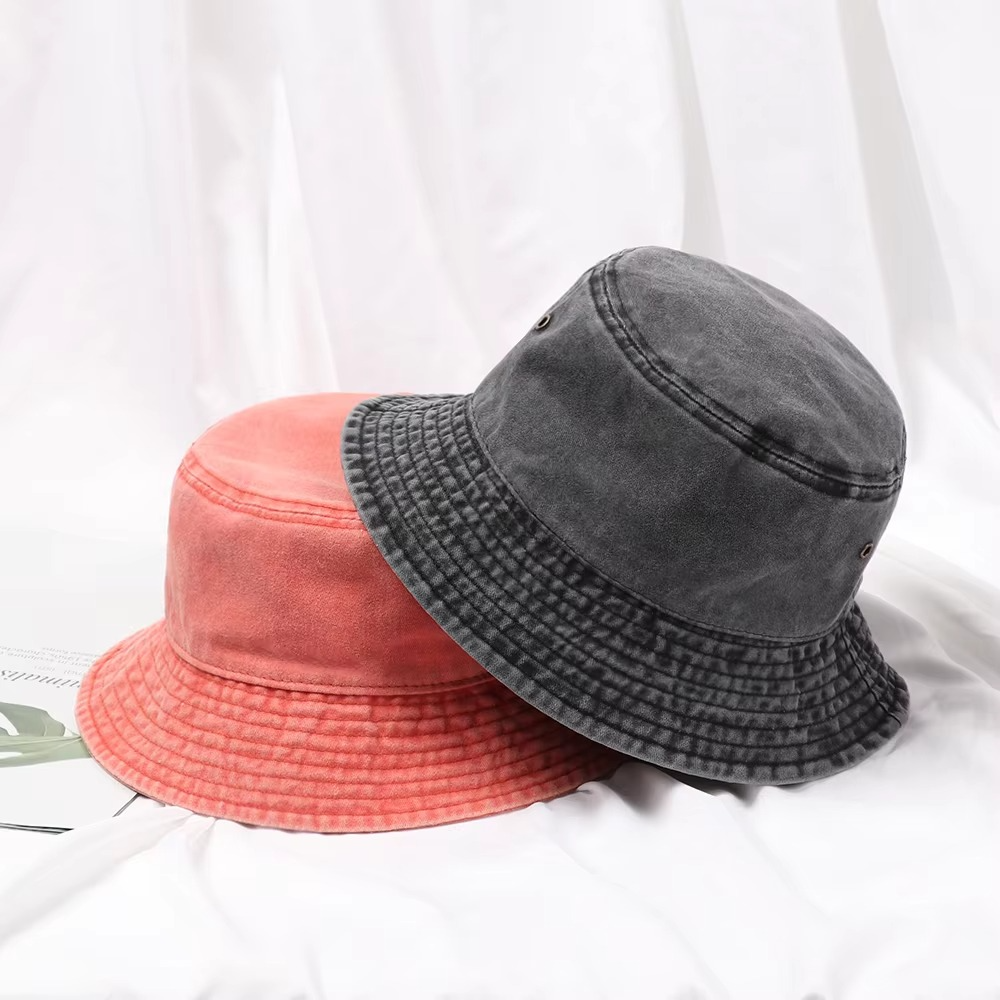 Bucket Hat Lightweight Cotton Foldable UV Protection