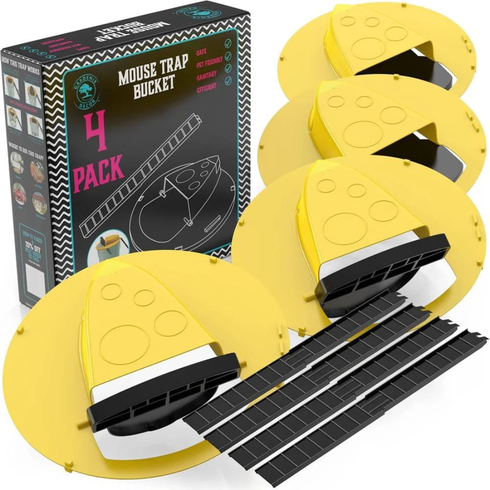 Bucket Lid Mouse Trap Auto-Reset Fits 5-Gallon