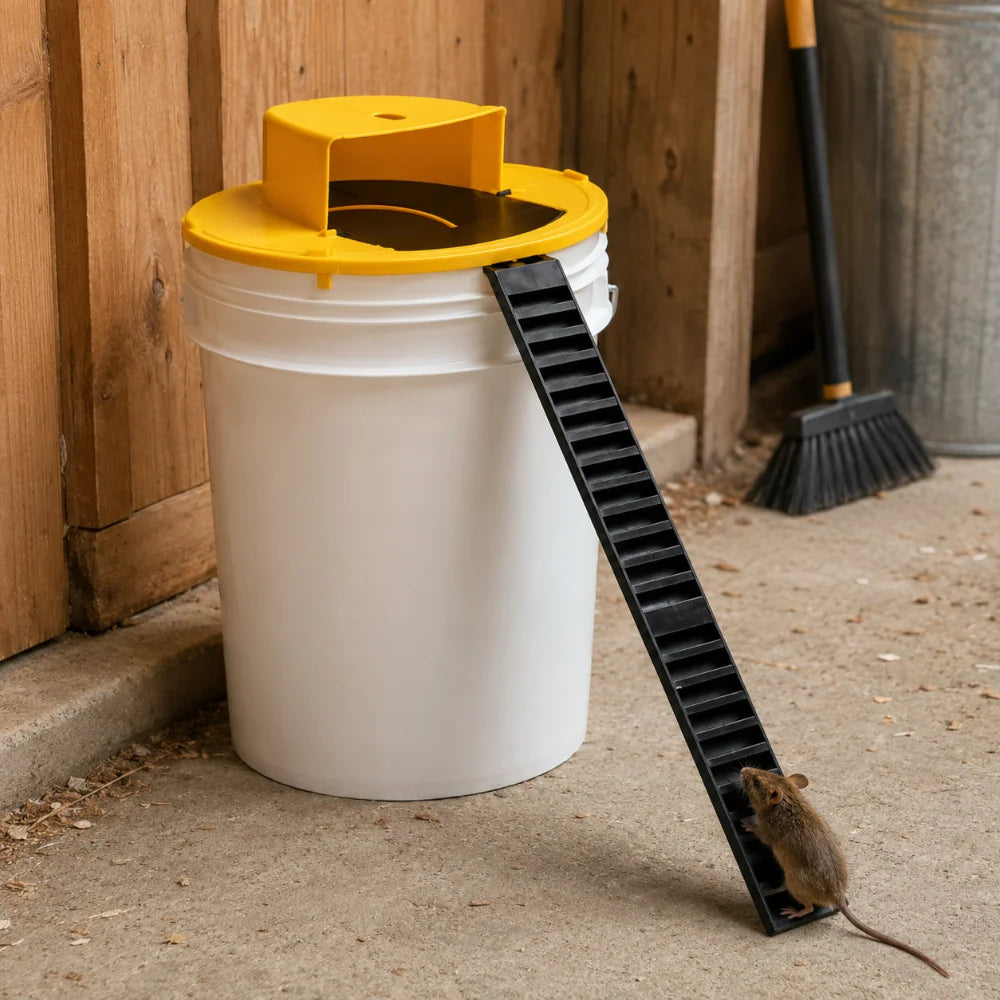 Bucket Trap Lid Auto-Reset Fits 5-Gallon 4-Pack
