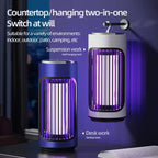 Bug Zapper 360° UV USB-C Rechargeable 12-Hour Battery