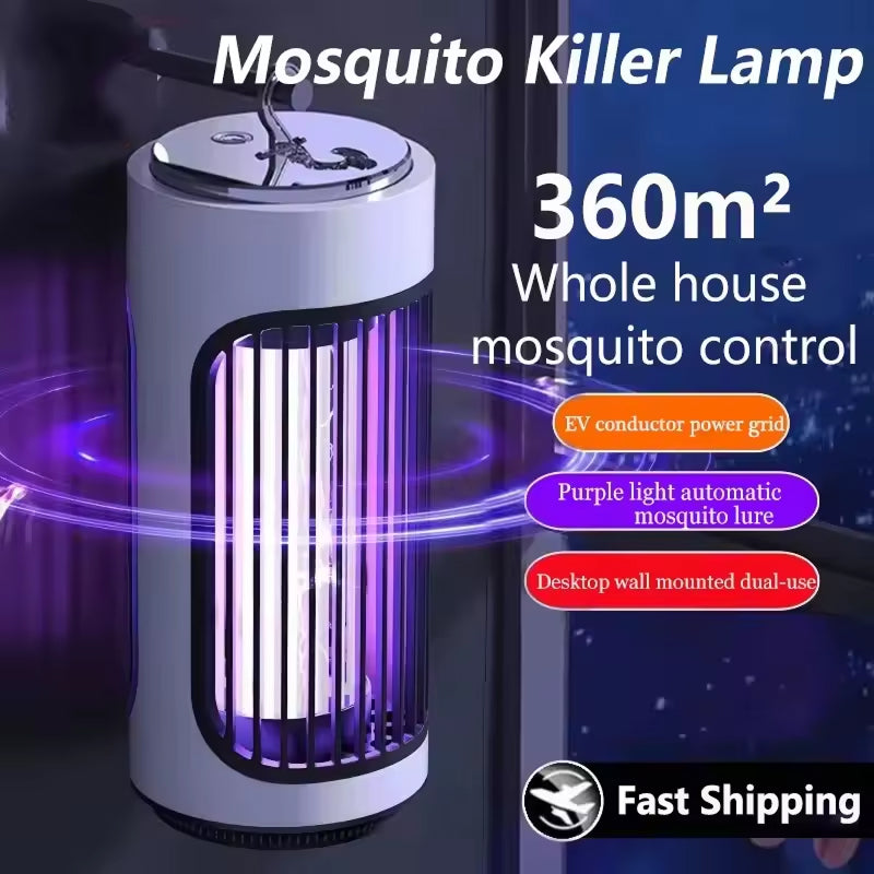 Bug Zapper 360° UV USB-C Rechargeable 12-Hour Battery