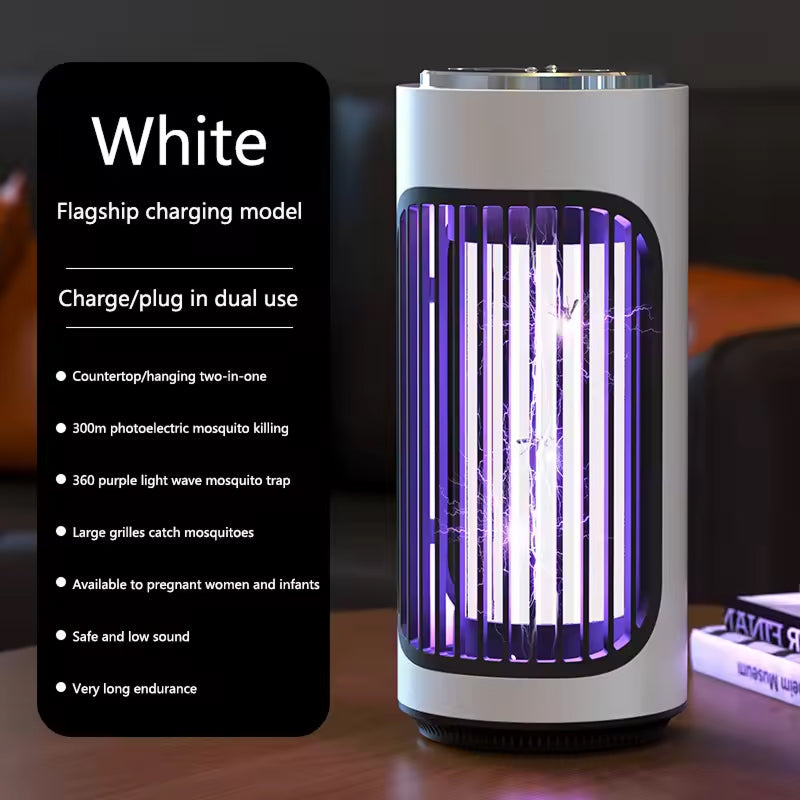 Bug Zapper 360° UV USB-C Rechargeable 12-Hour Battery
