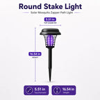 Bug Zapper Solar-Powered Dual-Mode Pathway Light