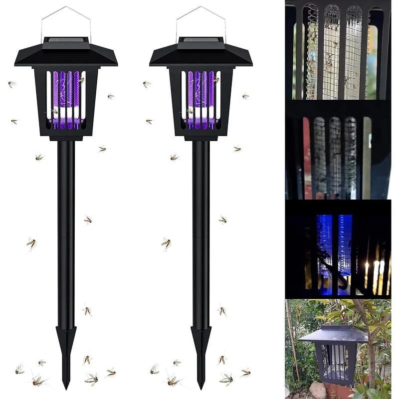 Bug Zapper Solar-Powered Dual-Mode Pathway Light