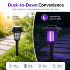Bug Zapper Solar-Powered Dual-Mode Pathway Light