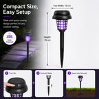 Bug Zapper Solar Weatherproof Dusk Sensor