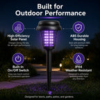 Bug Zapper Solar Weatherproof Dusk Sensor