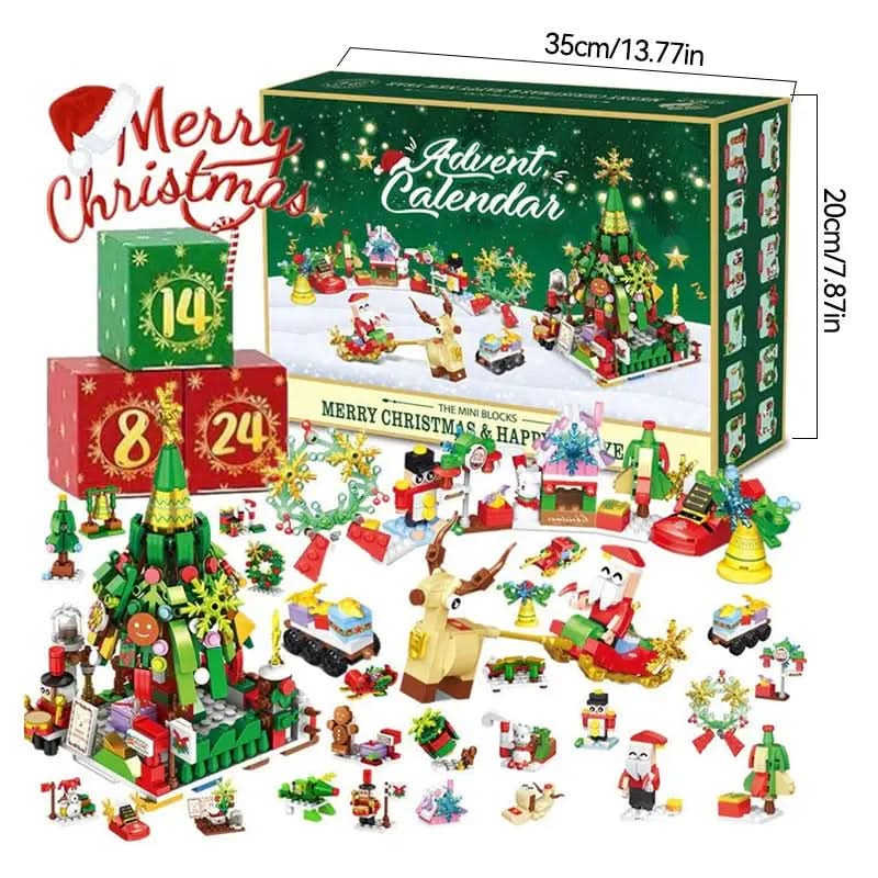 Building Block Advent Calendar 24-Day Creative Play