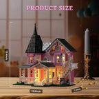 Building Block Set Halloween Integrated LED Lights 1,349 Pieces