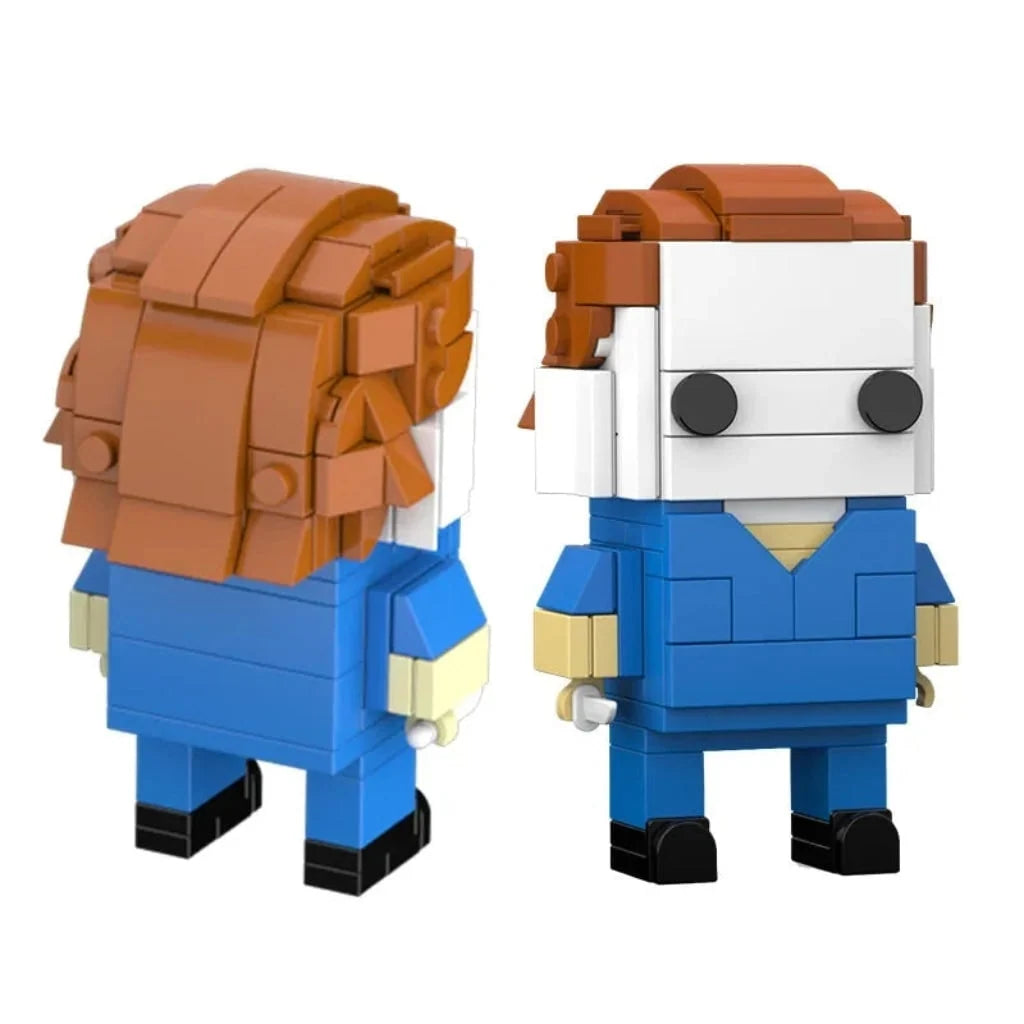 Building Block Set Haunted House Stackable Bricks & Figures