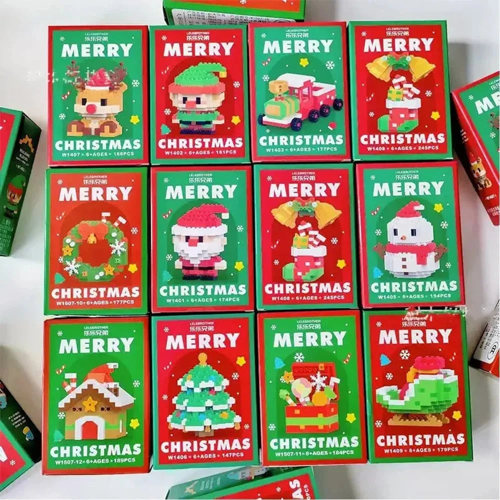 Building Block Set Magnetic & Interlocking Stocking Stuffer