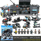 Building Blocks Police Truck Set Ages 6+
