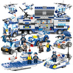 Building Blocks Police Truck Set Ages 6+