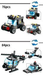 Building Blocks Police Truck Set Ages 6+