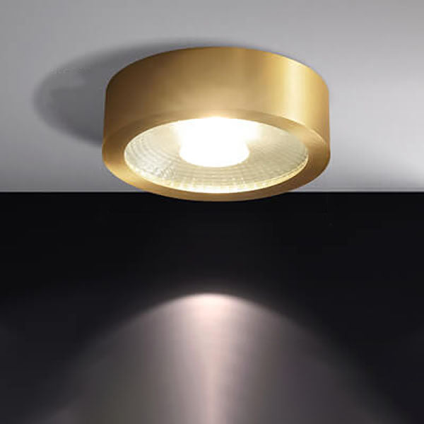 Built-In LED Dimmable Copper Flush Mount Ceiling Light