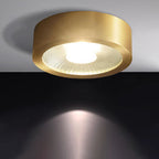 Built-In LED Dimmable Copper Flush Mount Ceiling Light