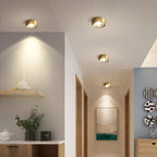 Built-In LED Dimmable Copper Flush Mount Ceiling Light