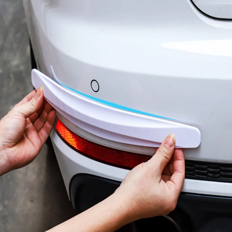 Bumper Protector Strip Carbon Fiber Self-Adhesive Universal Fit
