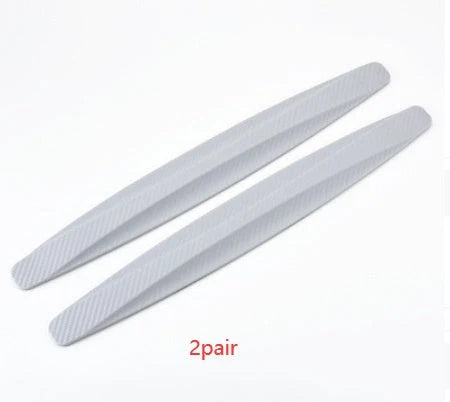 Bumper Protector Strip Carbon Fiber Self-Adhesive Universal Fit