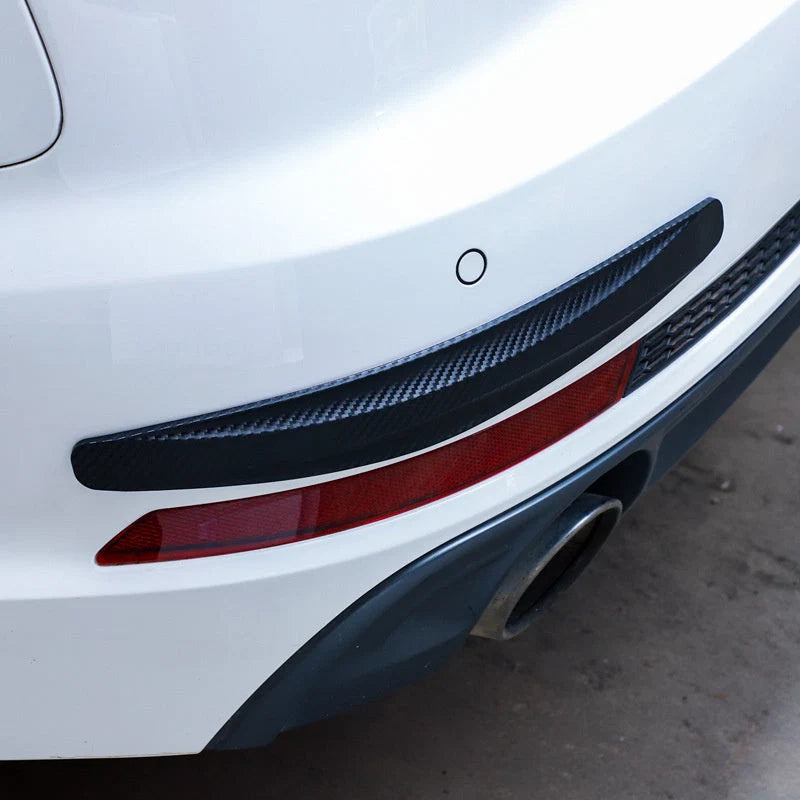 Bumper Protector Strip Carbon Fiber Self-Adhesive Universal Fit