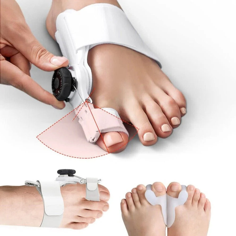 Bunion Corrector Adjustable Knob 180 Degree Rotation