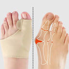 Bunion Corrector Silicone Gel & Breathable Sleeve Set Of 2