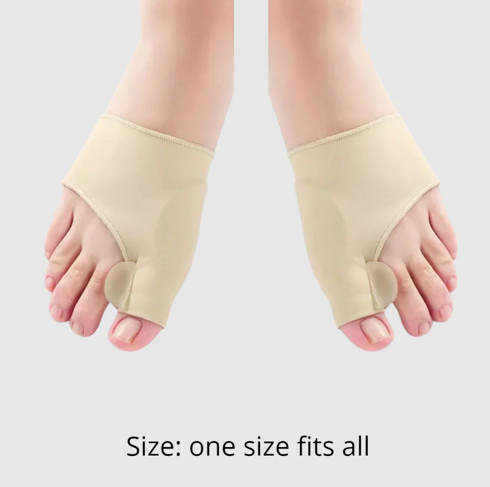 Bunion Corrector Silicone Gel & Breathable Sleeve Set Of 2