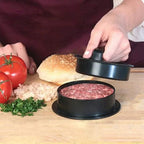 Burger Patty Press Adjustable Thickness Removable Mold & Easy Clean