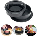 Burger Patty Press Adjustable Thickness Removable Mold & Easy Clean