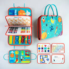 Busy Board Sensory Foldable Felt Travel Case