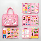 Busy Board Sensory Foldable Felt Travel Case