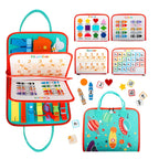 Busy Board Sensory Foldable Felt Travel Case