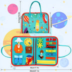 Busy Board Sensory Foldable Felt Travel Case