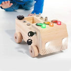 Busy Board Wooden LED Traffic Lights & Switches