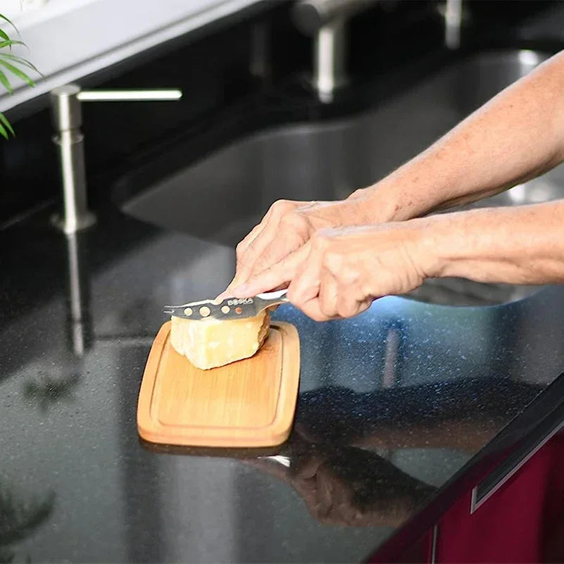 Butter Dish Rectangular Bamboo Lid Keeps Butter Fresh