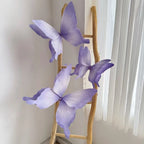 Butterfly Wall Decor Detailed Paper & Wire Easy Hang