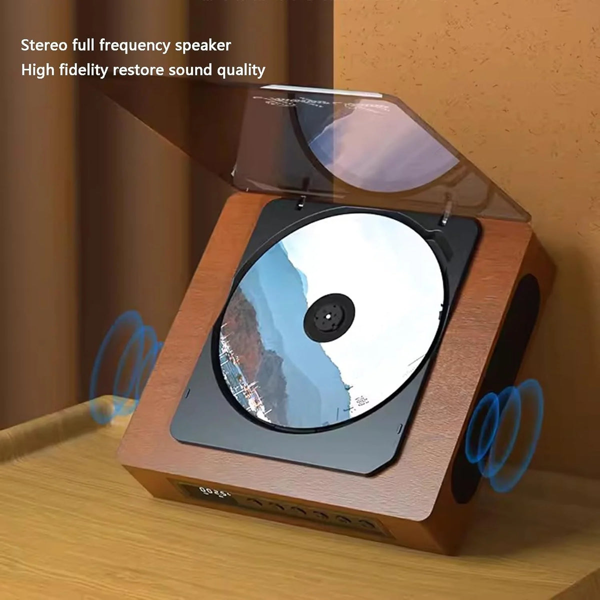CD Player Bluetooth & FM Radio LCD Display