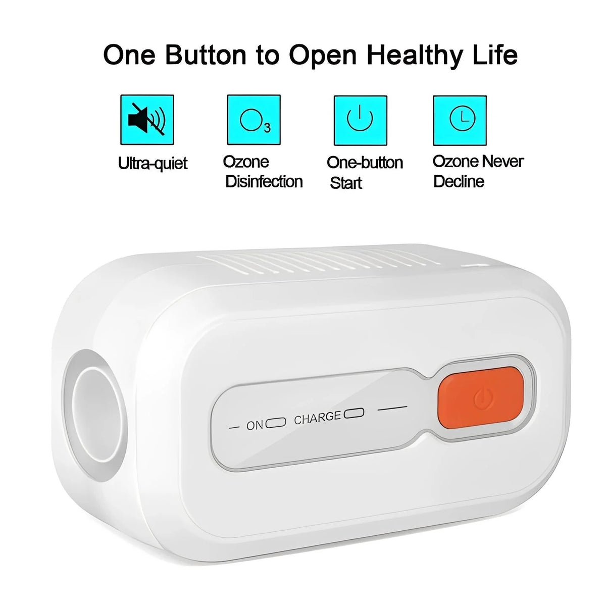 CPAP Cleaner & Sanitizer One-Button 30-Minute USB-Rechargeable