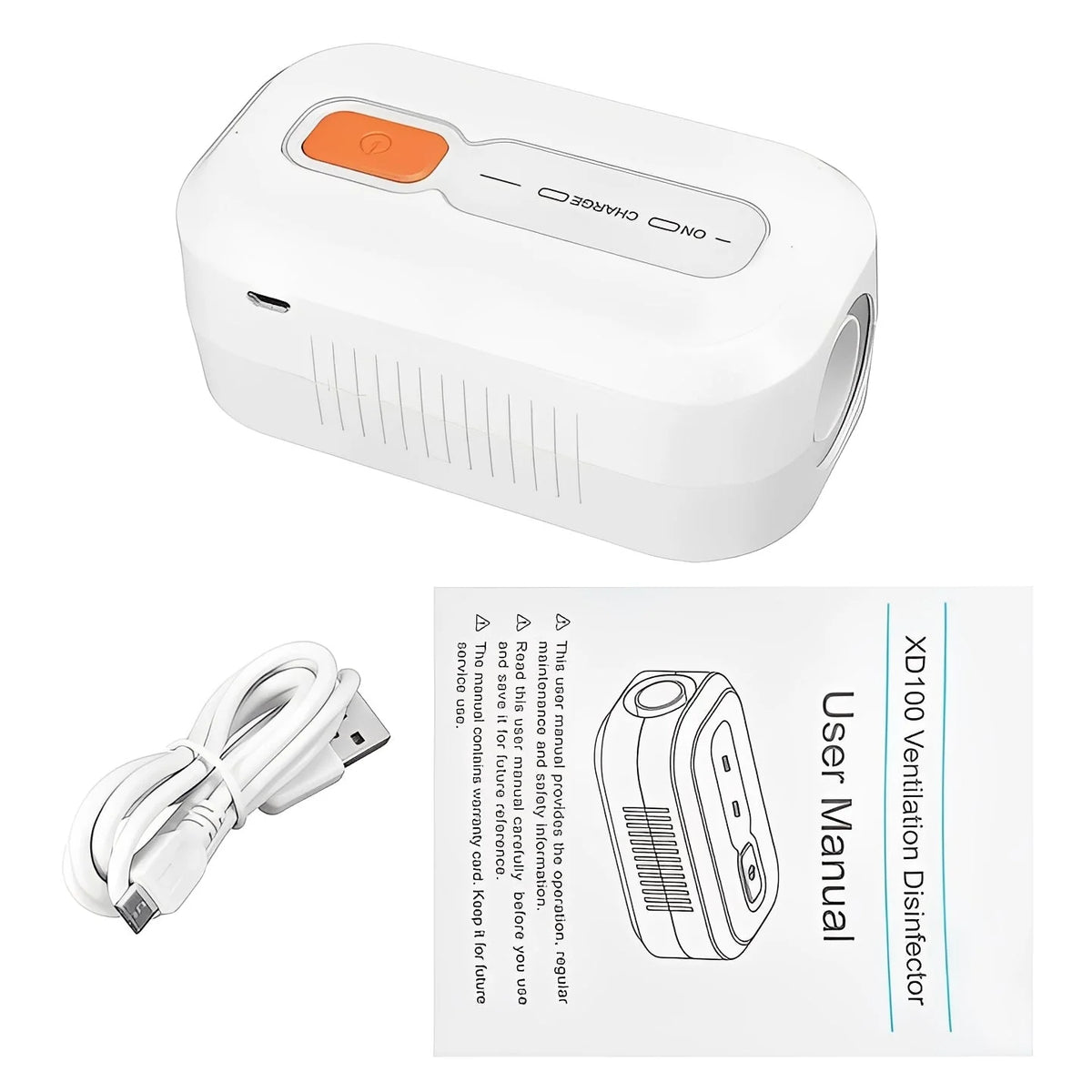 CPAP Cleaner & Sanitizer One-Button 30-Minute USB-Rechargeable