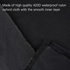 CPU Dust Cover Waterproof Oxford Cloth Dual Zippers