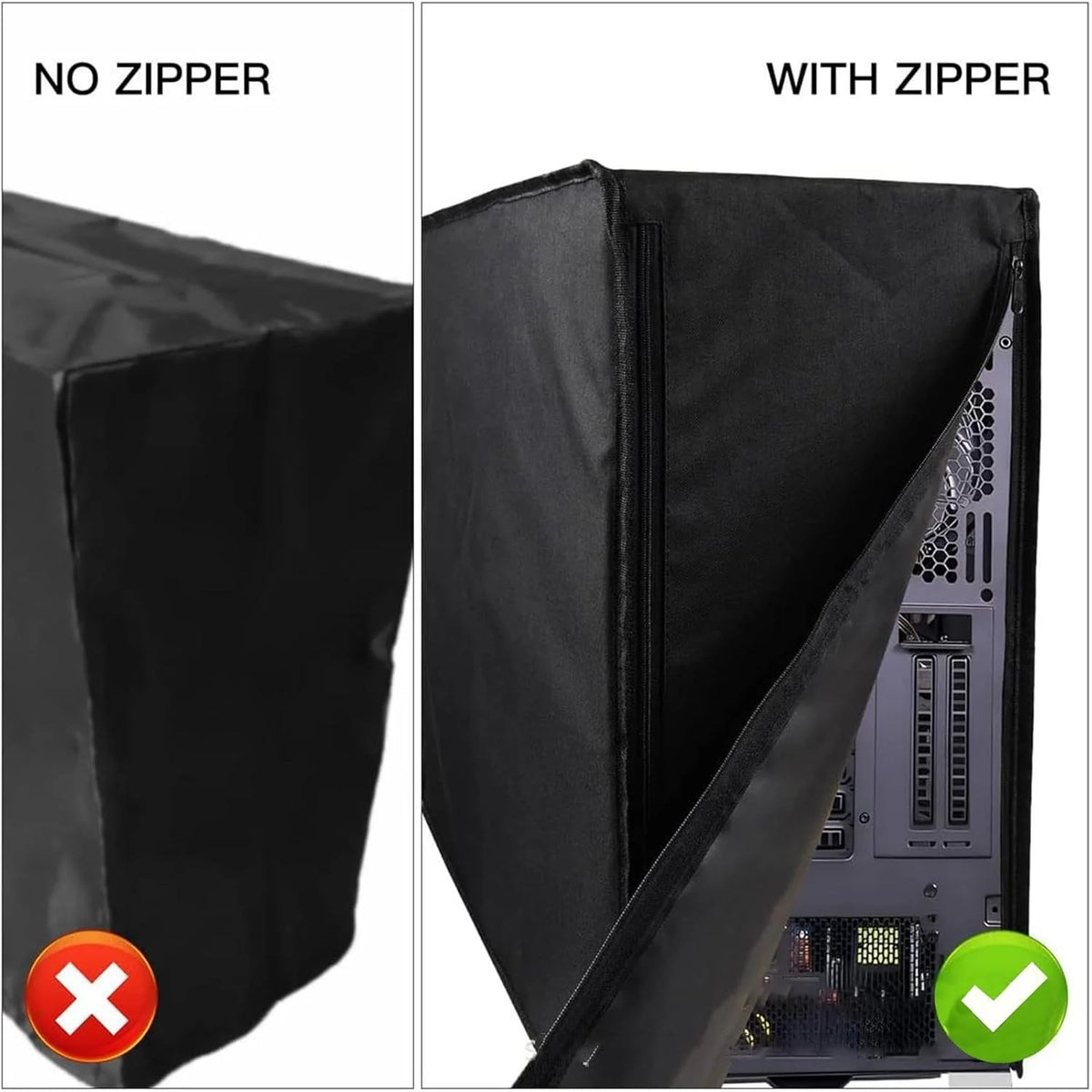 CPU Dust Cover Waterproof Oxford Cloth Dual Zippers