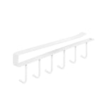 Cabinet Door Rack Nail-Free Wrought Iron 22 lb Capacity