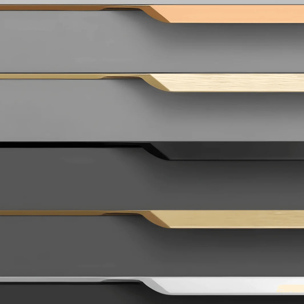 Cabinet Edge Pull Angled Profile & Anti-Fingerprint
