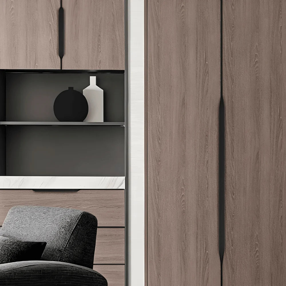 Cabinet Edge Pull Angled Profile & Anti-Fingerprint