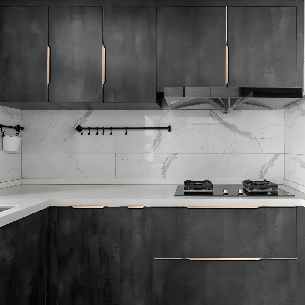 Cabinet Edge Pull Angled Profile & Anti-Fingerprint