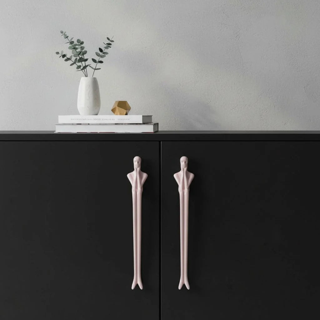 Cabinet Handle Minimalist Scandinavian Brass Silver Pink